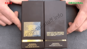 Обратная сторона коробки Tom Ford Tobacco Vanille